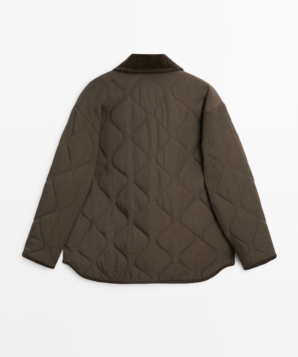 마시모두띠(MASSIMO DUTTI) 웨이브 스티치 디테일 재킷