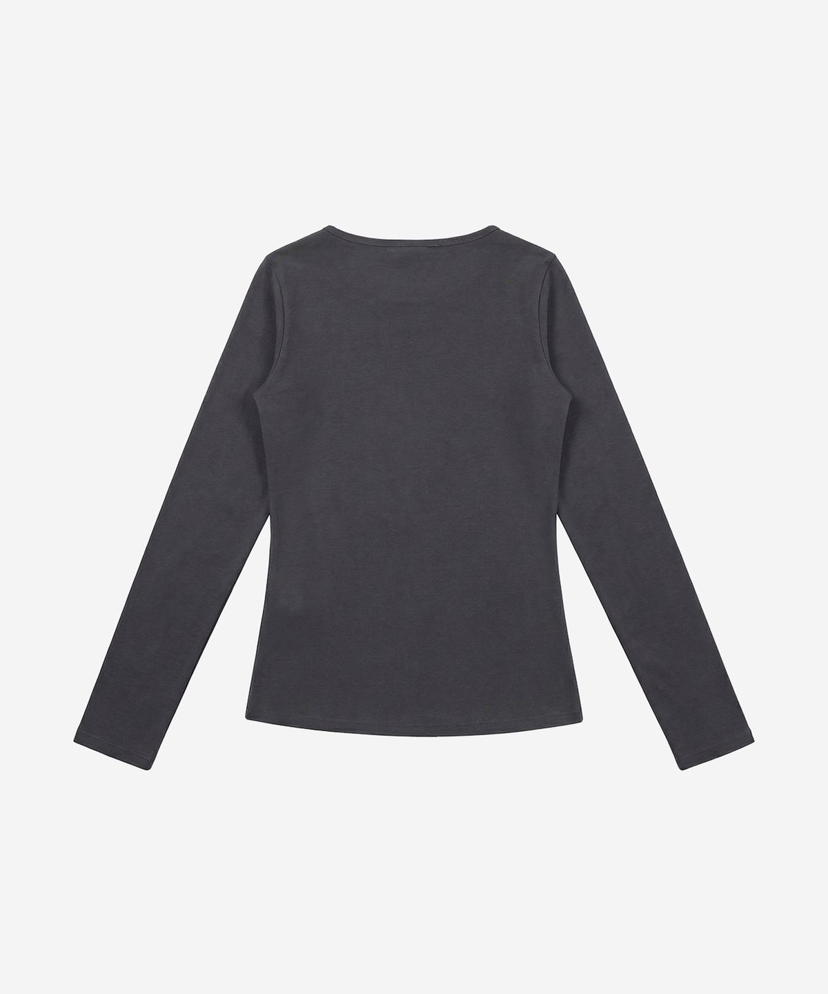 비엘알(BLR) Traced Flower Long Sleeve Grey