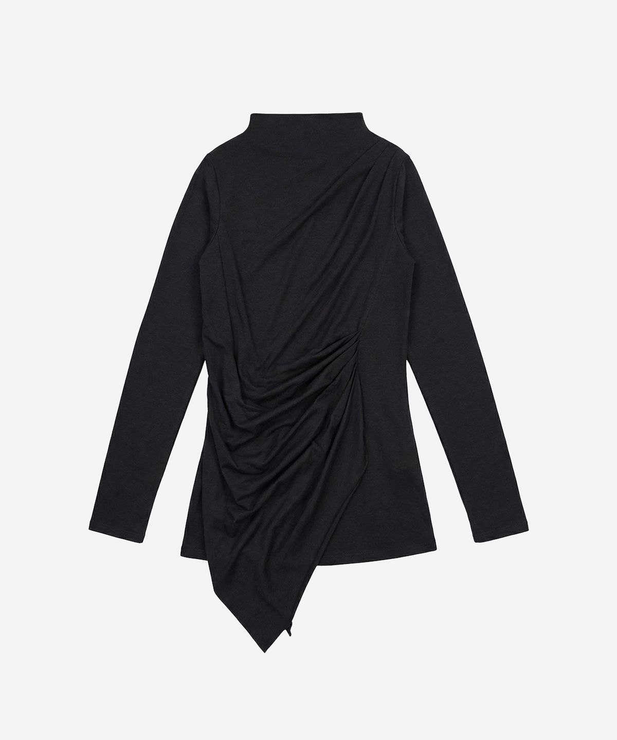 비엘알(BLR) Soft Draping Long Sleeve Black