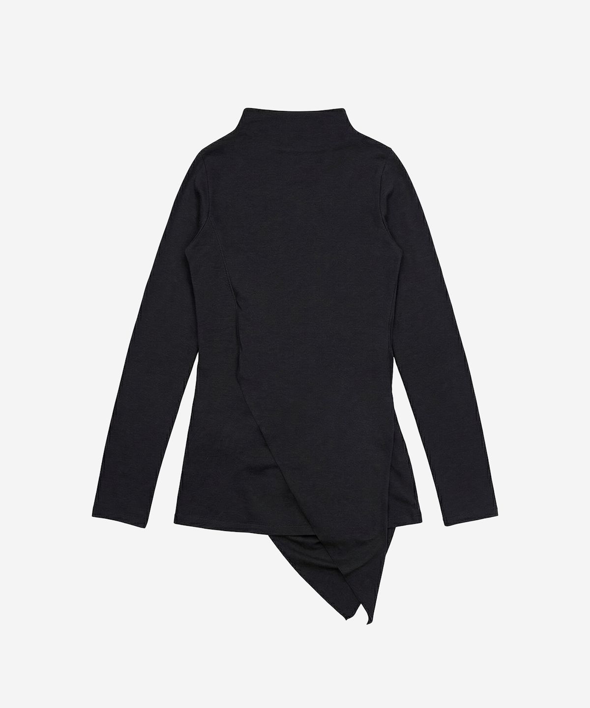비엘알(BLR) Soft Draping Long Sleeve Black