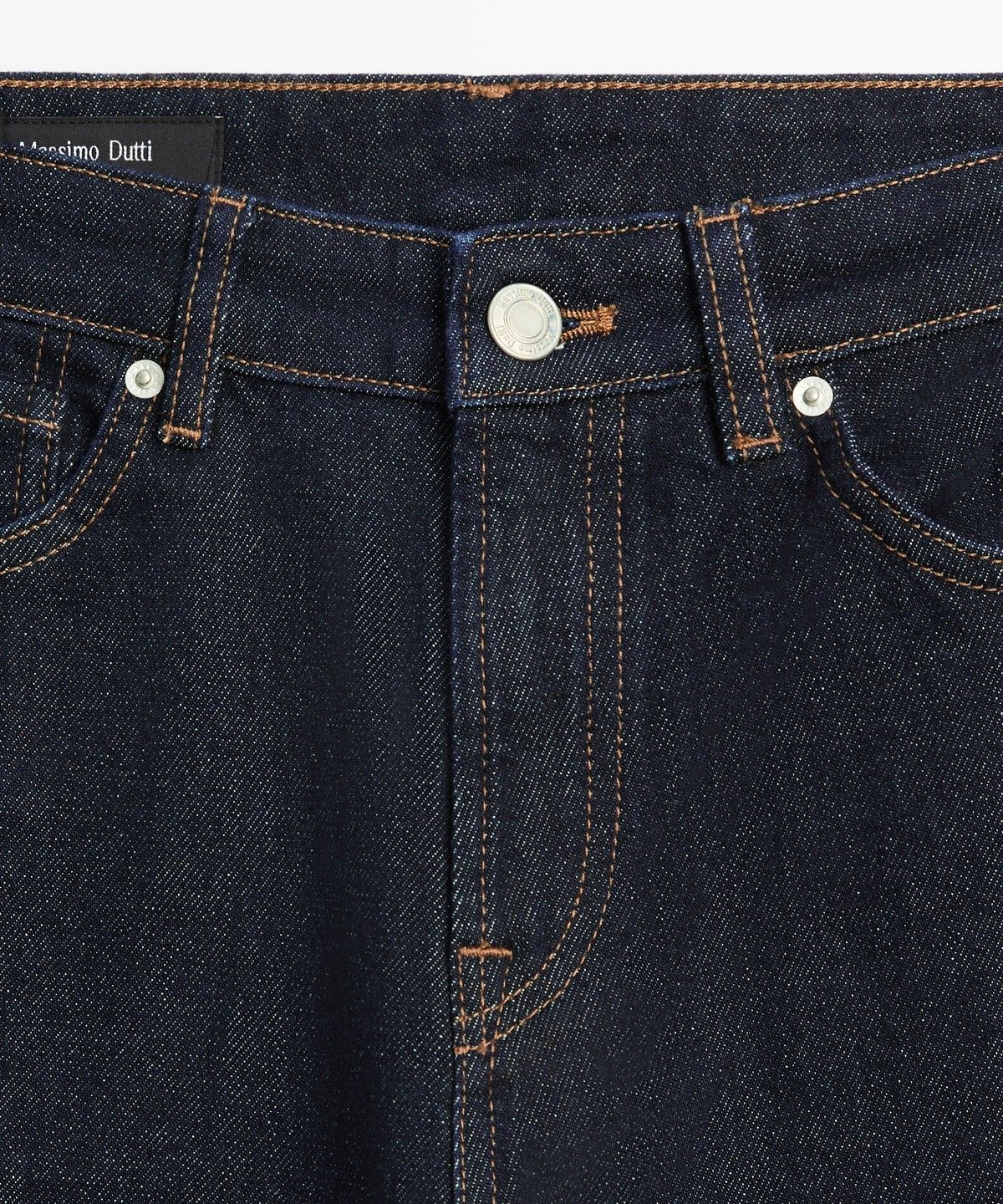 마시모두띠(MASSIMO DUTTI) 하이라이즈 크롭 스트레이트 핏 진