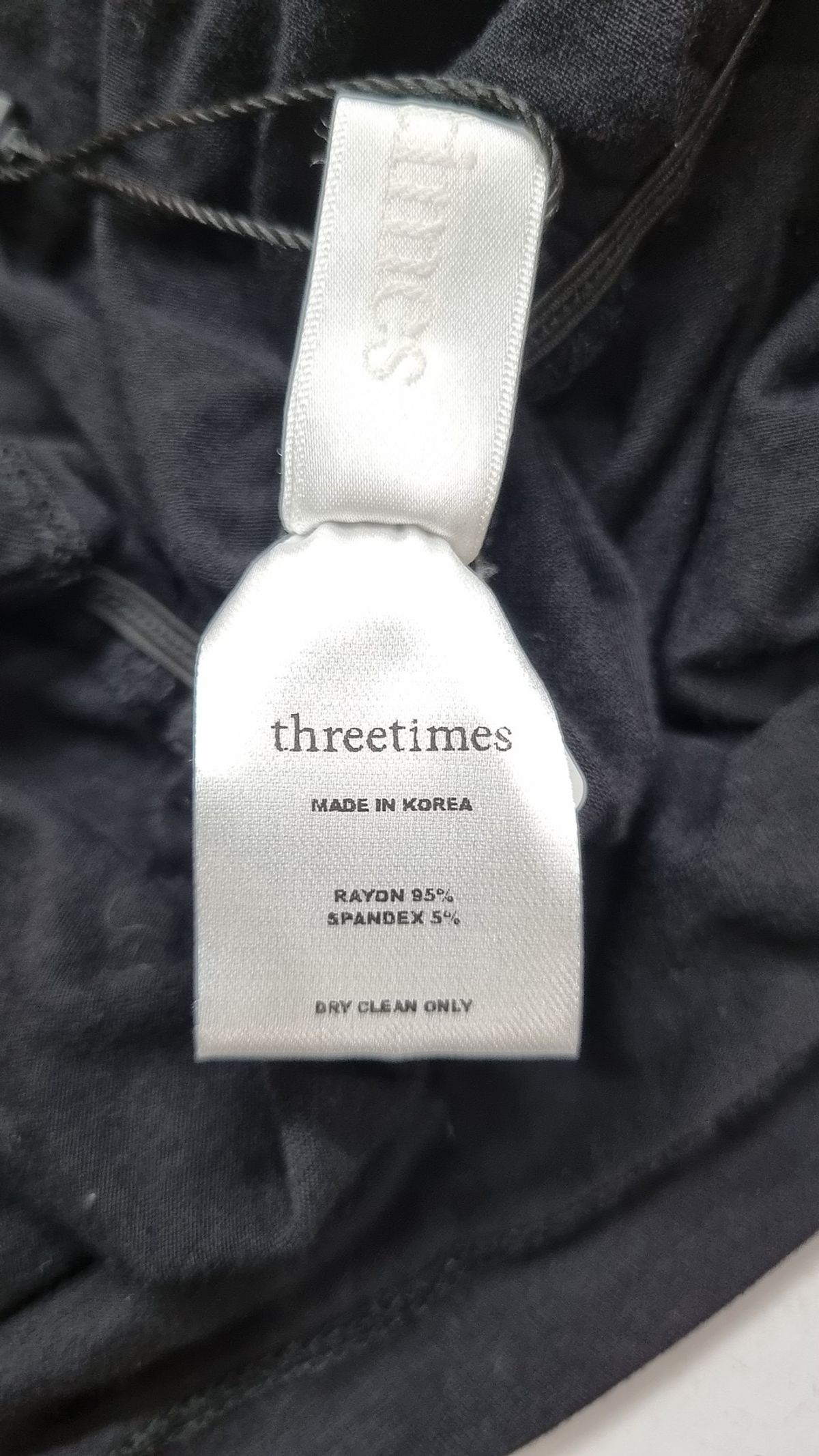 쓰리타임즈(THREETIMES) 긴소매 티셔츠 XS