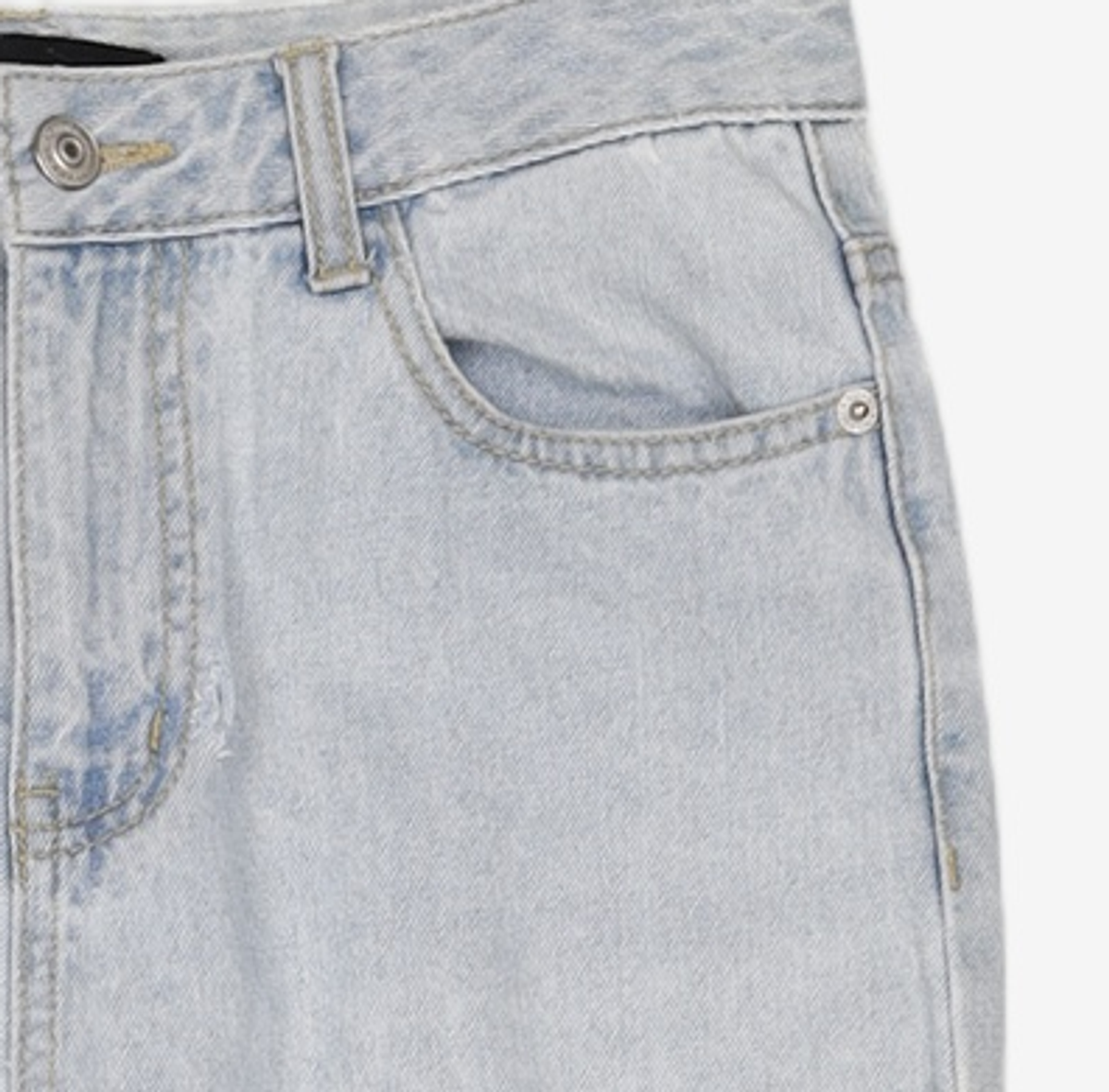 미쏘(MIXXO) 롤업 일자핏 데님(TJB737J RE) MIWTJB93QJ 26