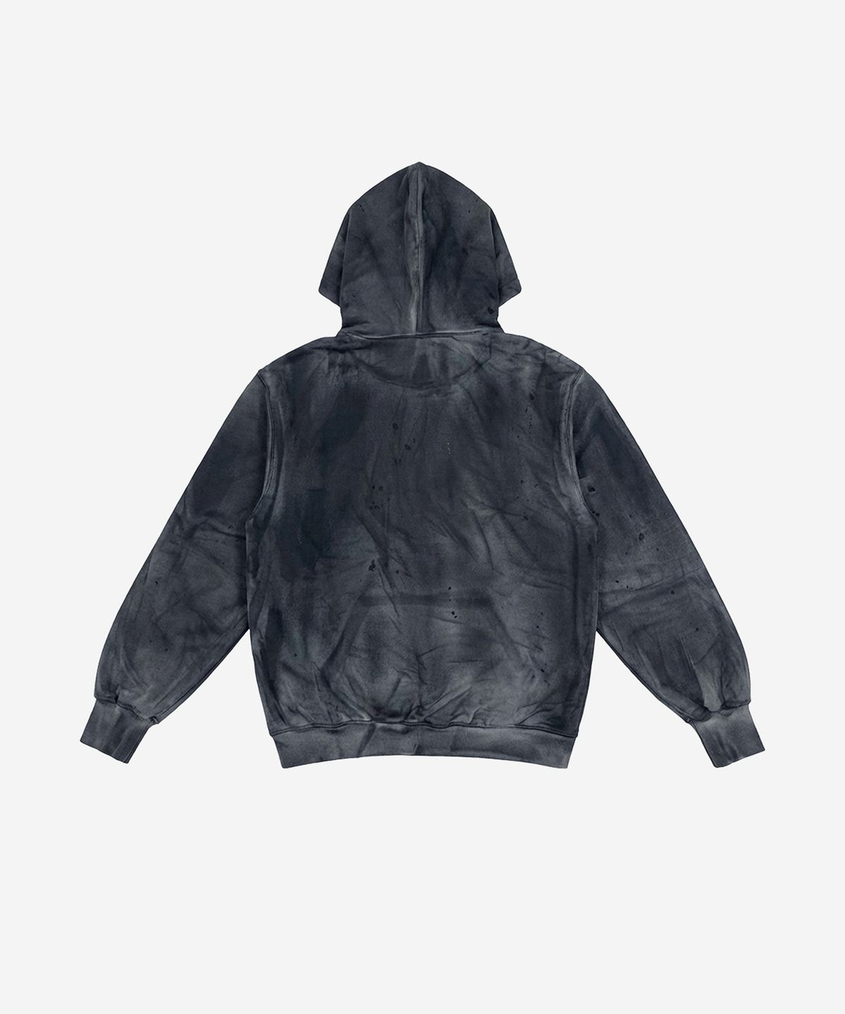 비엘알(BLR) Irregular Washed Sweat Hoodie Grey