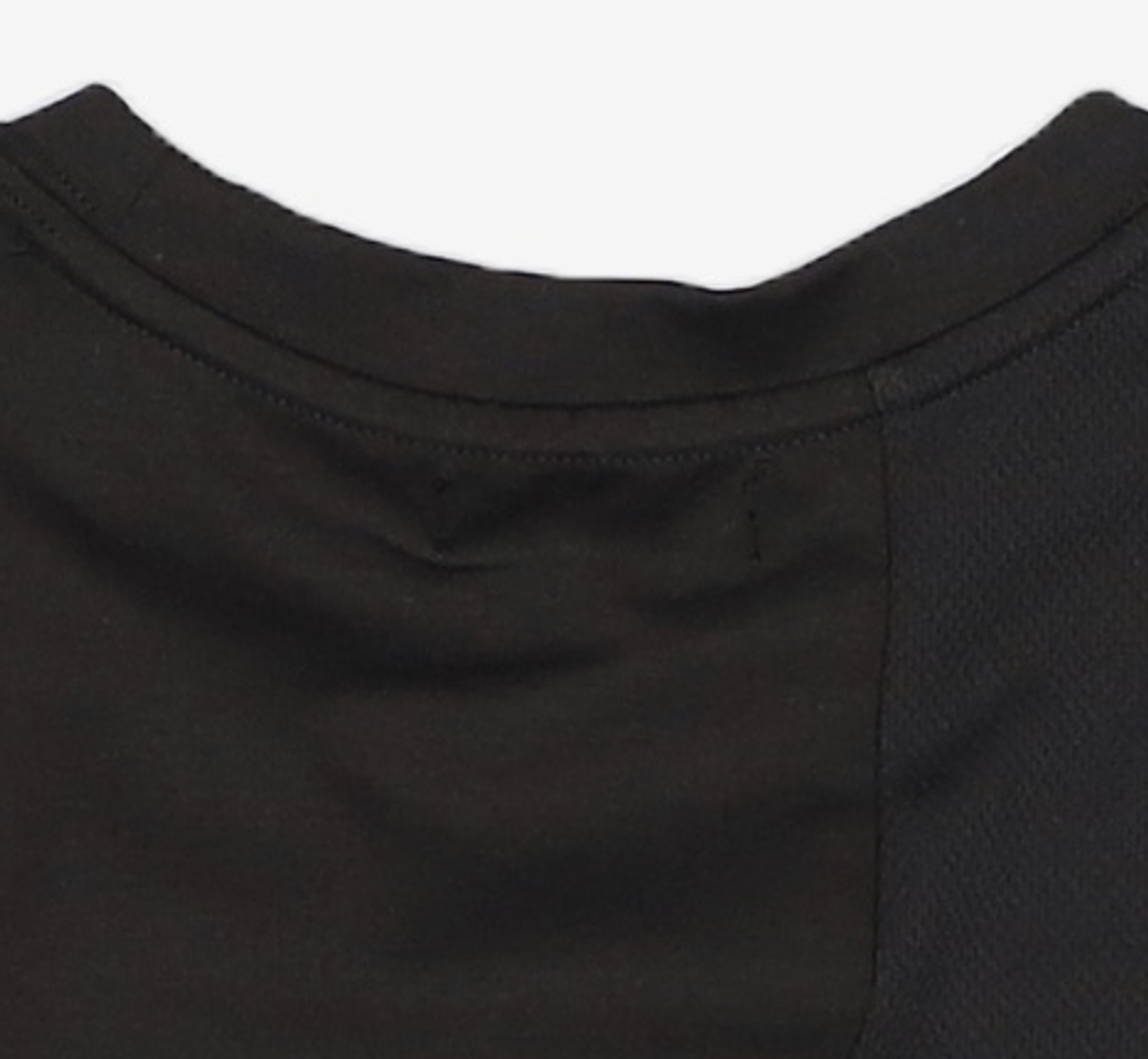 아트 오브 필드(ART OF FIELD) SPLIT MESH SHORT-SLEEVED T-SHIRT - BLACK 1