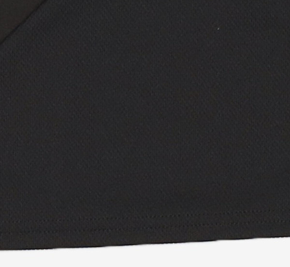 아트 오브 필드(ART OF FIELD) SPLIT MESH SHORT-SLEEVED T-SHIRT - BLACK 1