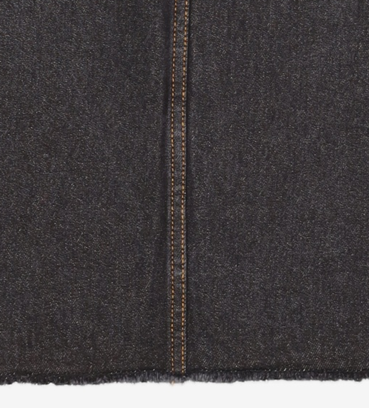 오아이오아이 컬렉션(OIOI COLLECTION) FRONT CUT DENIM LONG SKIRT [BLACK] S
