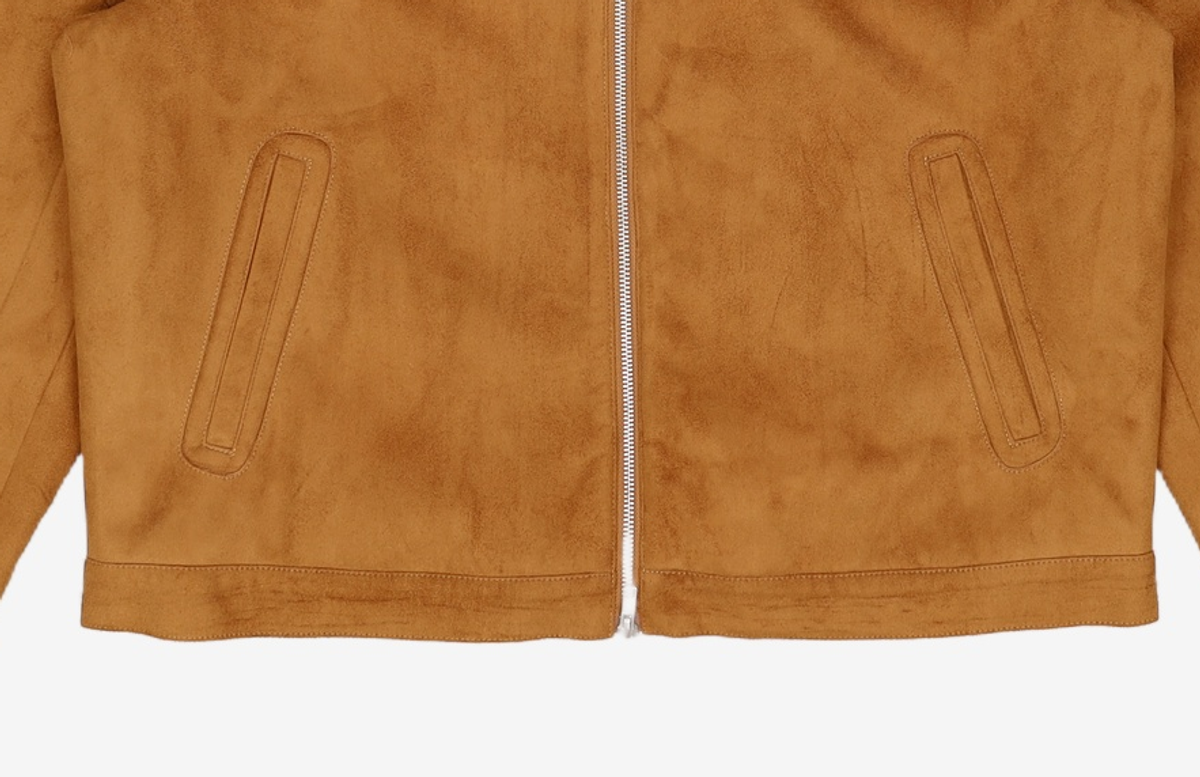드로우핏(DRAW FIT) 커버렉 스웨이드 블루종 자켓 [BROWN] XL