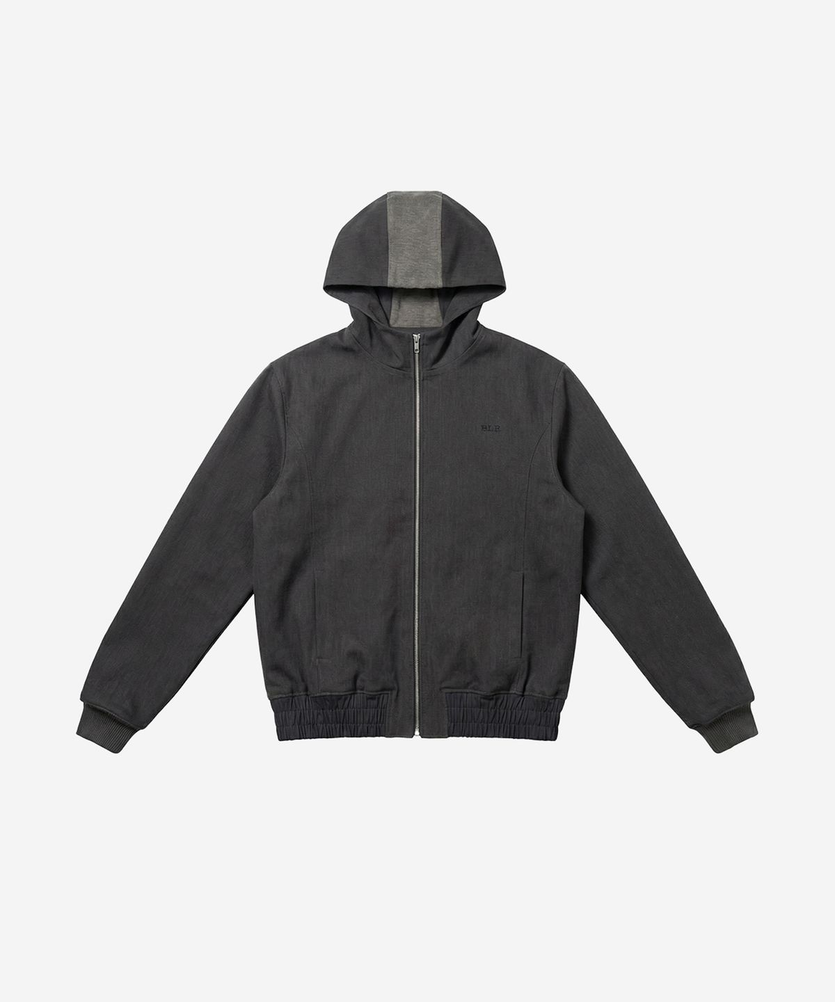 비엘알(BLR) Faded Contrast Hoodie Jacket Khaki