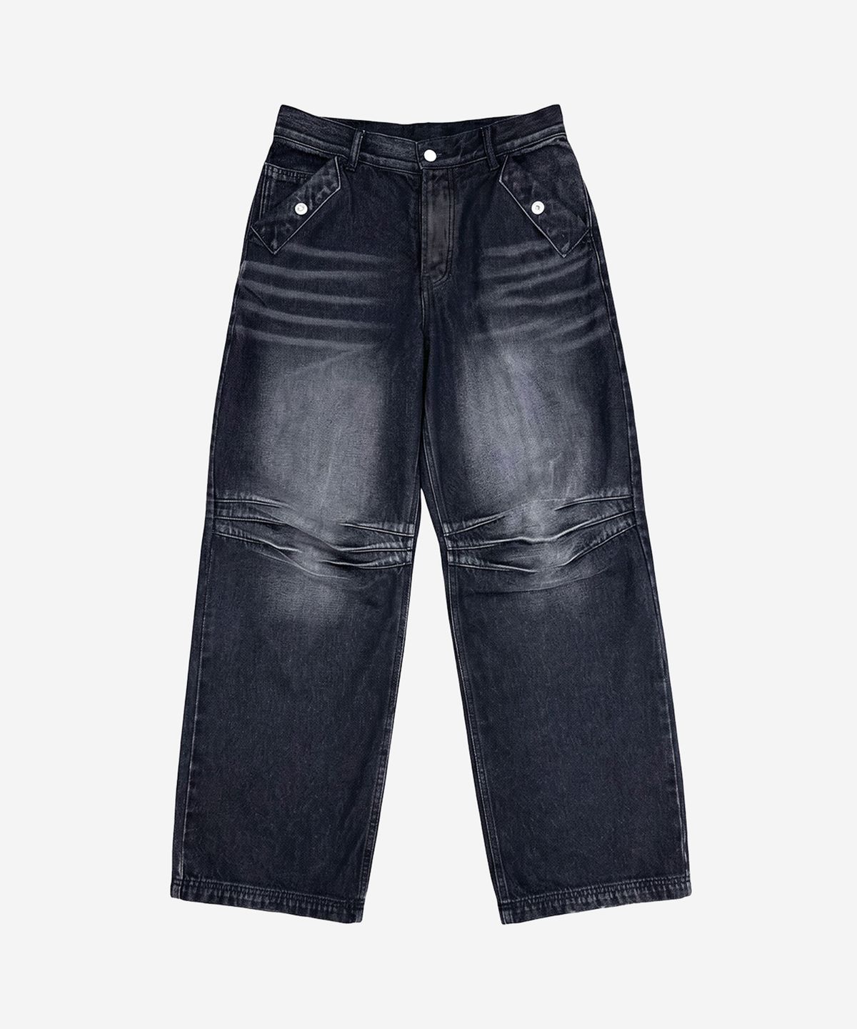 비엘알(BLR) Flap Pocket Field Pants Black