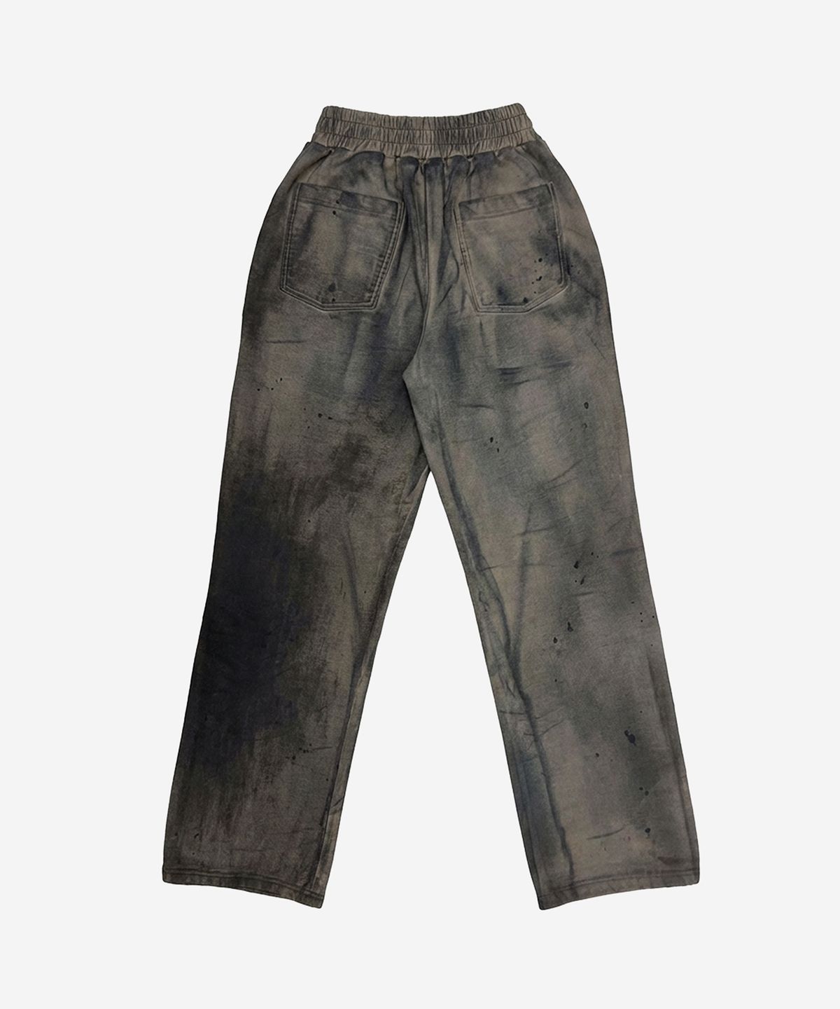 비엘알(BLR) Rough Dyed Utility Sweat Pants Brown