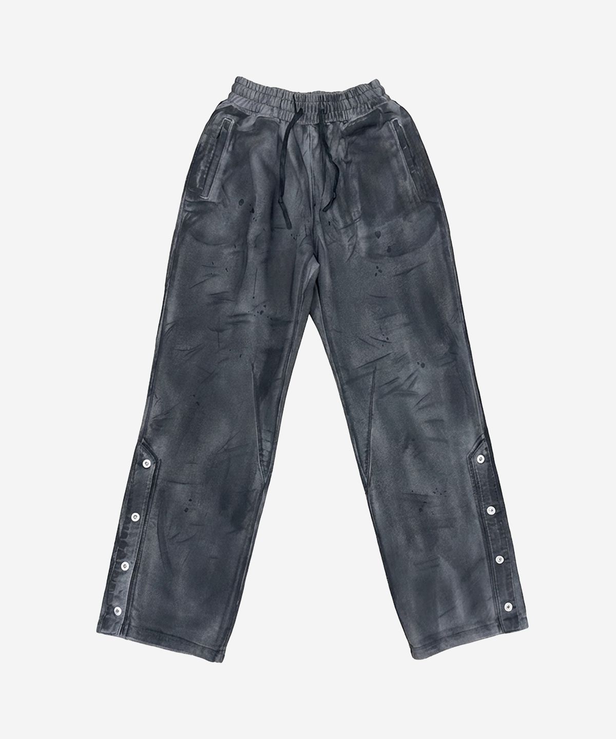 비엘알(BLR) Rough Dyed Utility Sweat Pants Grey