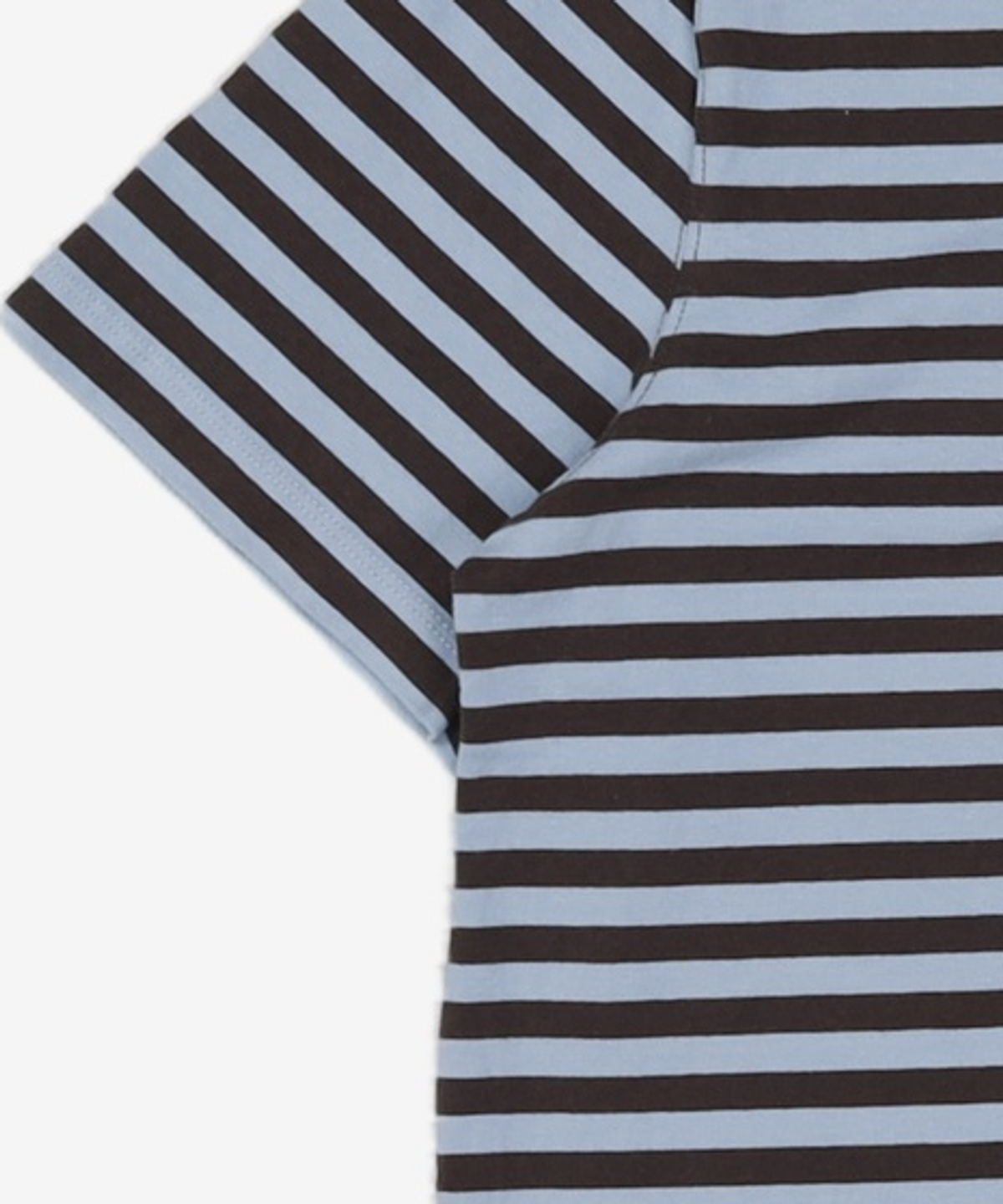 브룩스 브라더스(BROOKS BROTHERS) 스트라이프 반팔티셔츠 (블루) (BBNPMOG205) M