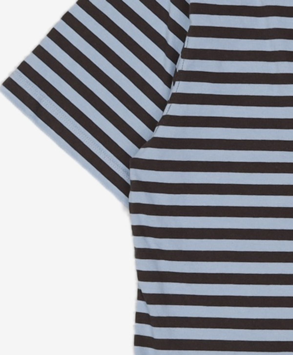 브룩스 브라더스(BROOKS BROTHERS) 스트라이프 반팔티셔츠 (블루) (BBNPMOG205) M