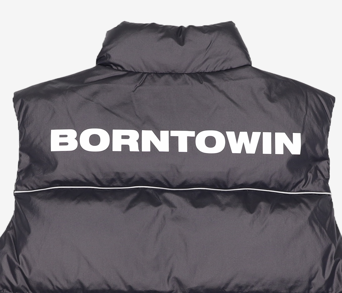 본투윈(BORN TO WIN) SYMBOL B PUFFER DOWN VEST [BLACK] 2