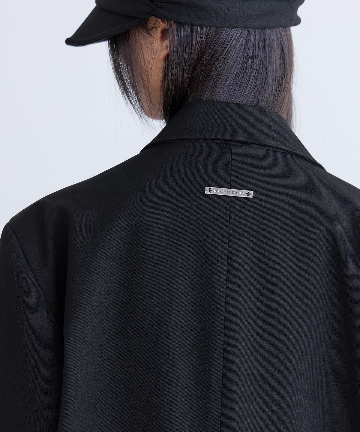 런던다다(LONDONDADA) [SET-UP] Essential Tailored Oversized Jacket, BLACK