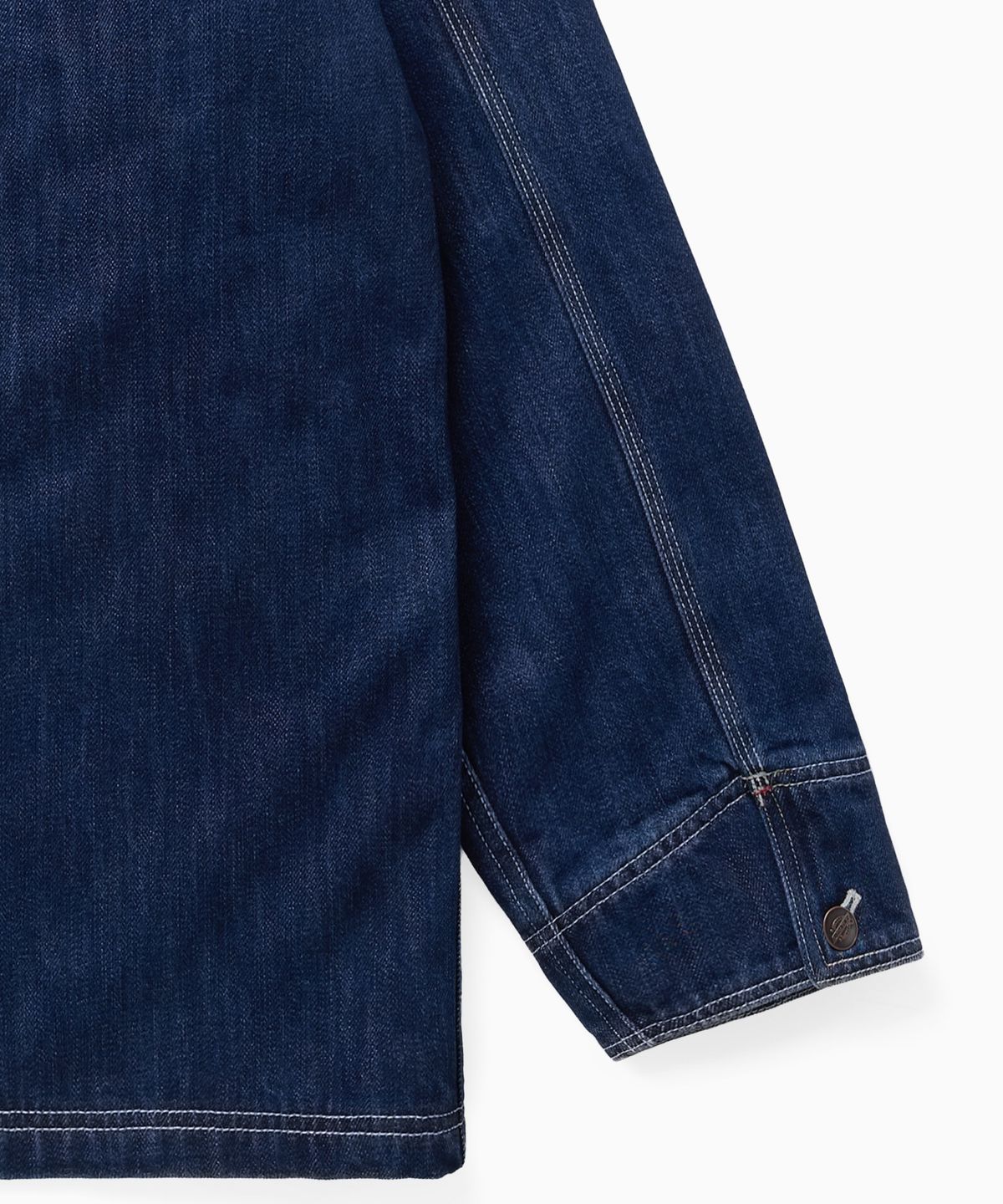 디키즈(DICKIES) 라인드 데님 커버올 재킷 Rinsed