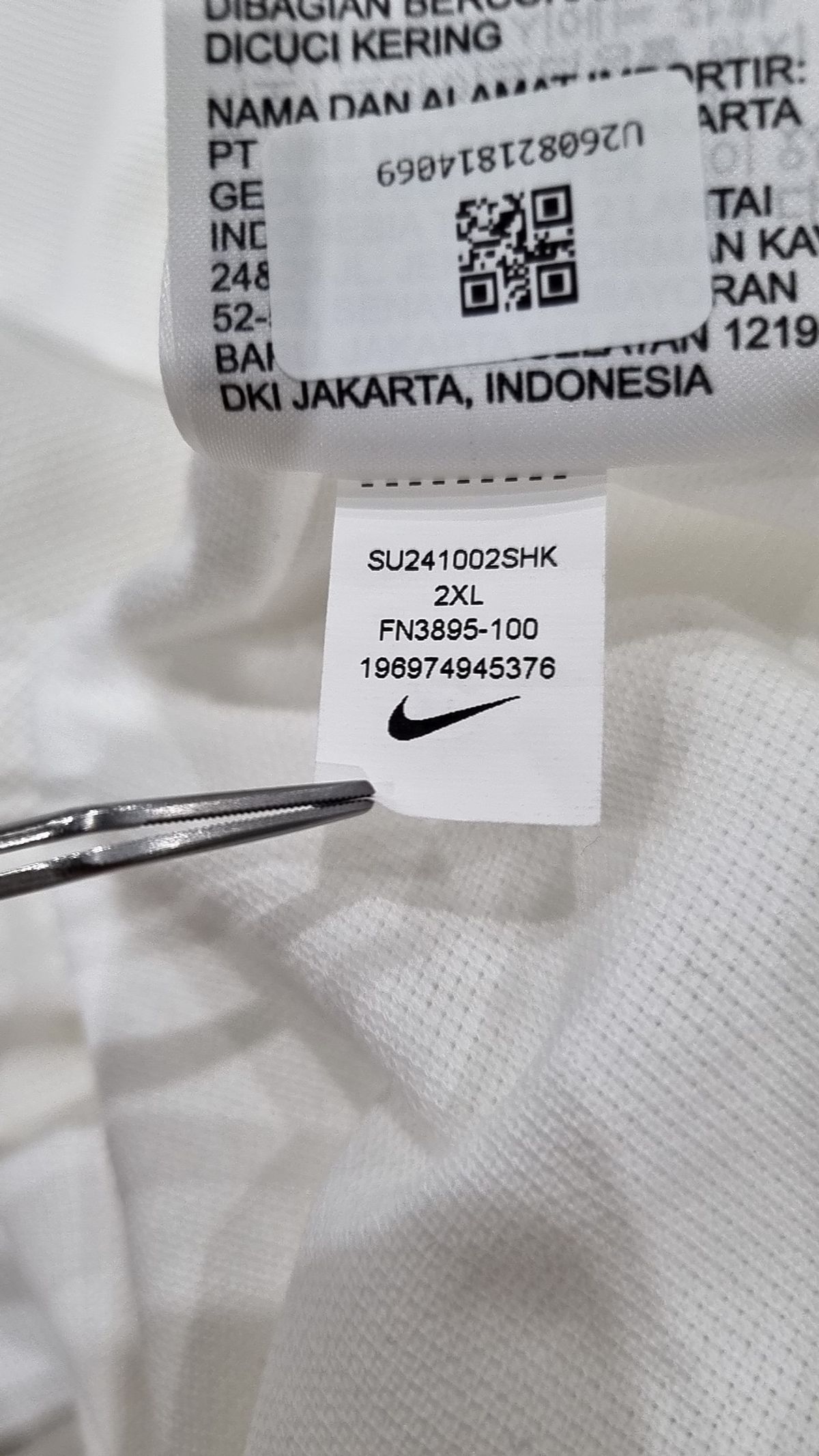 나이키(NIKE) 클럽 반소매 폴로셔츠 M - 화이트:블랙 / FN3895-100 110