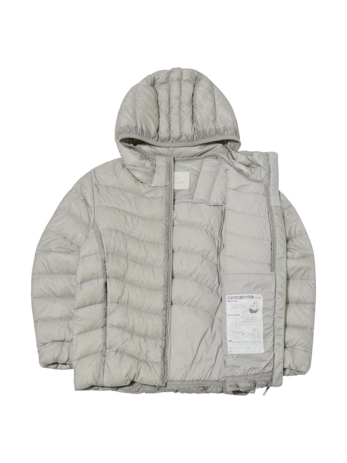 아이더(EIDER) GRATINUM (그래티넘) UNI 키즈 다운 자켓_Light Grey