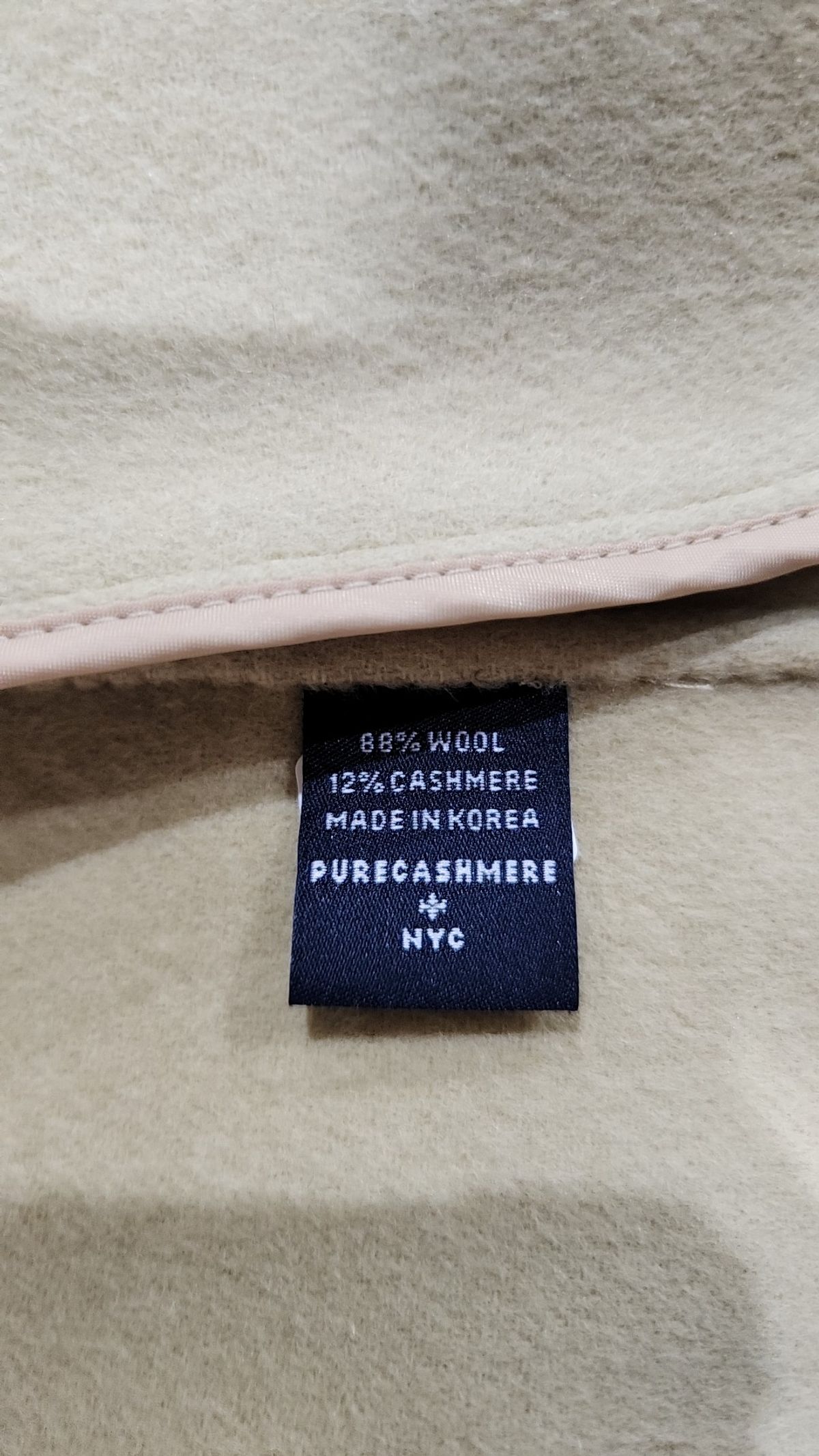 퓨어캐시미어 앤와이씨(PURE CASHMERE NYC) 겨울 기타 코트 S