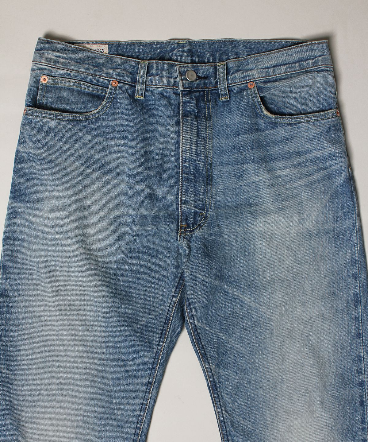 러스틱클럽(RUSTICCLUB) RUSTIC RIDERS SELVEDGE DENIM PANTS_LIGHT BLUE