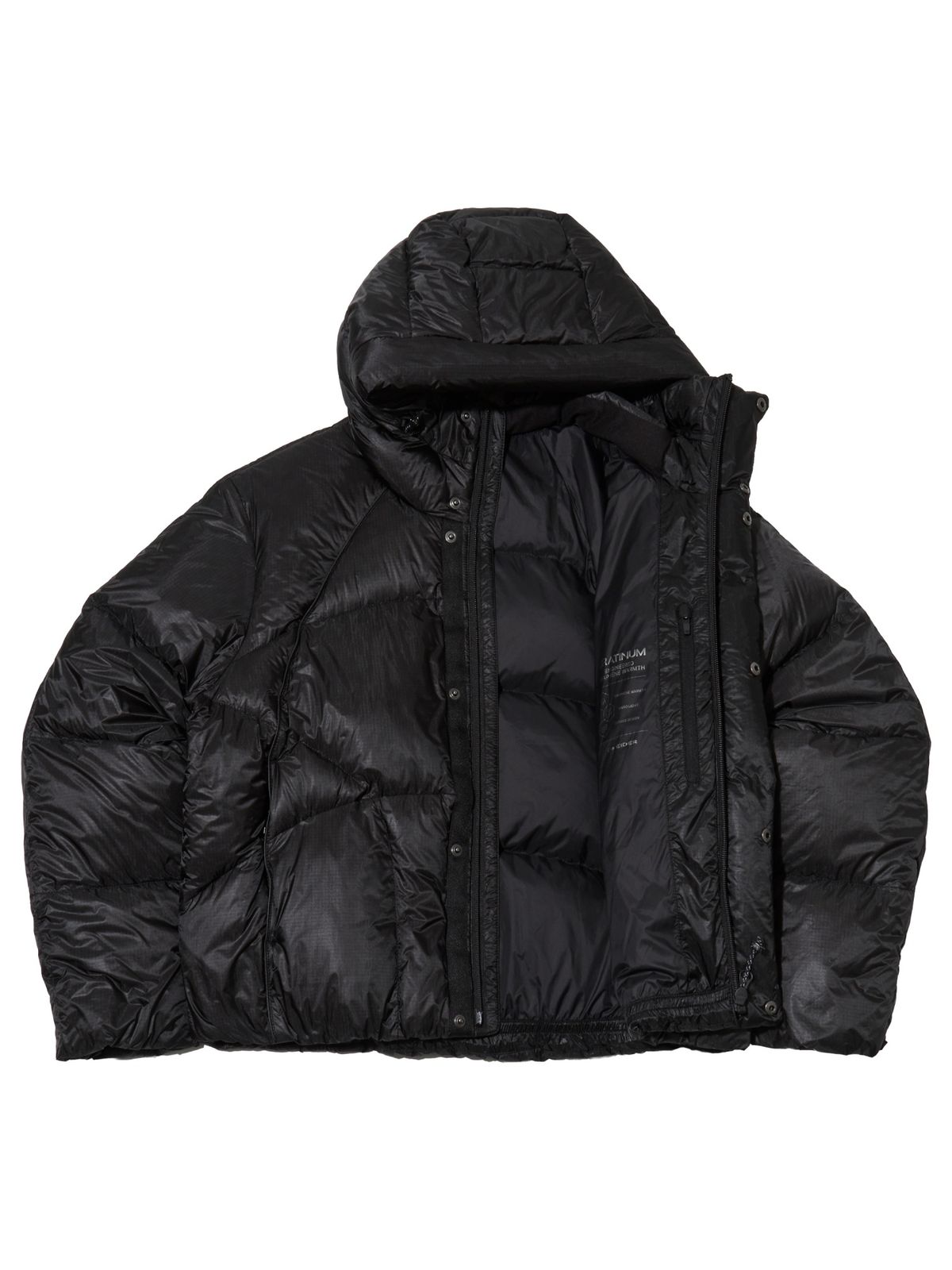 아이더(EIDER) GRATINUM (그래티넘) 여성 후디드 푸퍼 구스 다운 자켓_Black