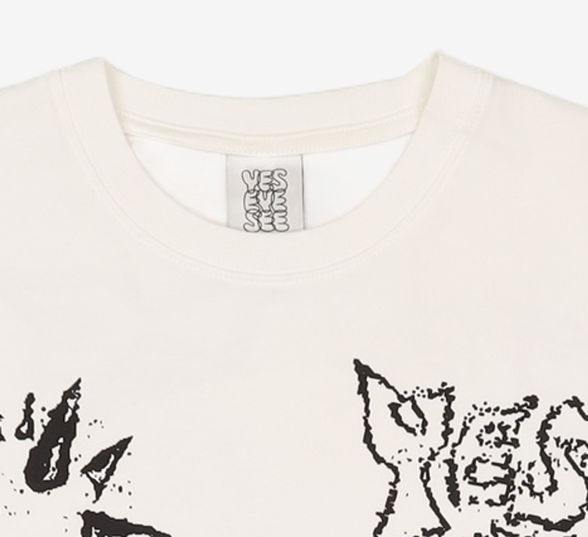예스아이씨(YESEYESEE) Y.E.S Doodle Tee White S