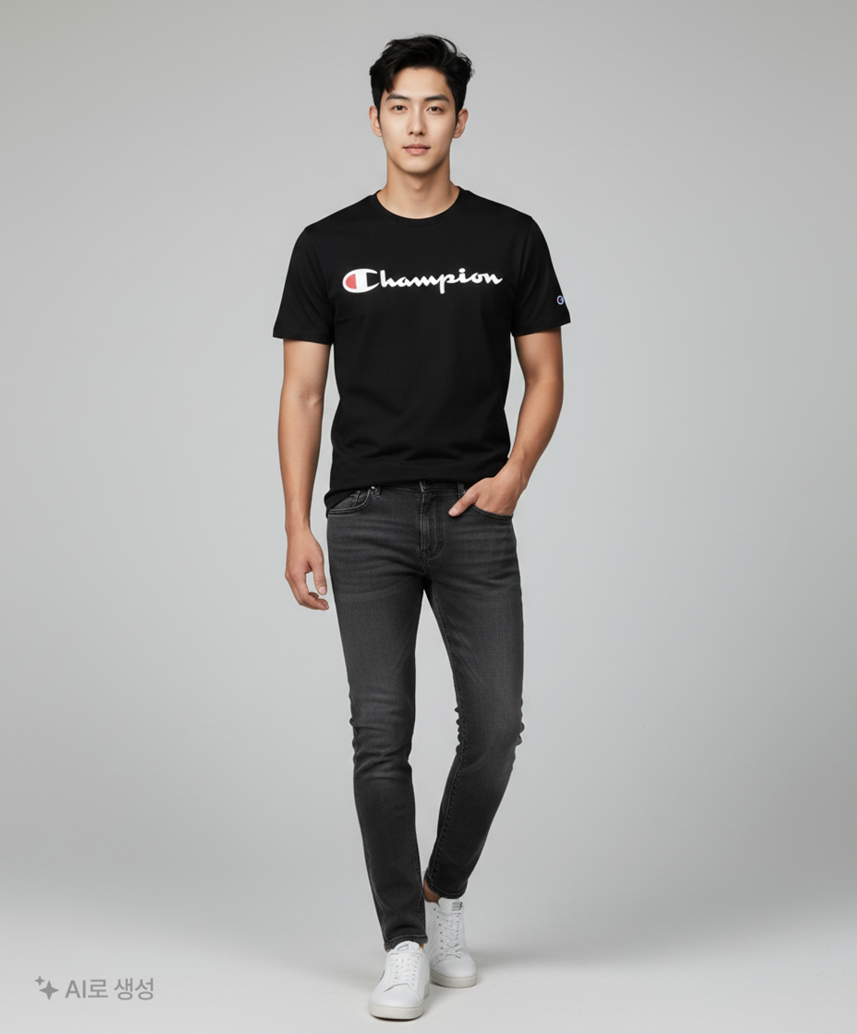 챔피온(CHAMPION) 반소매 티셔츠 M