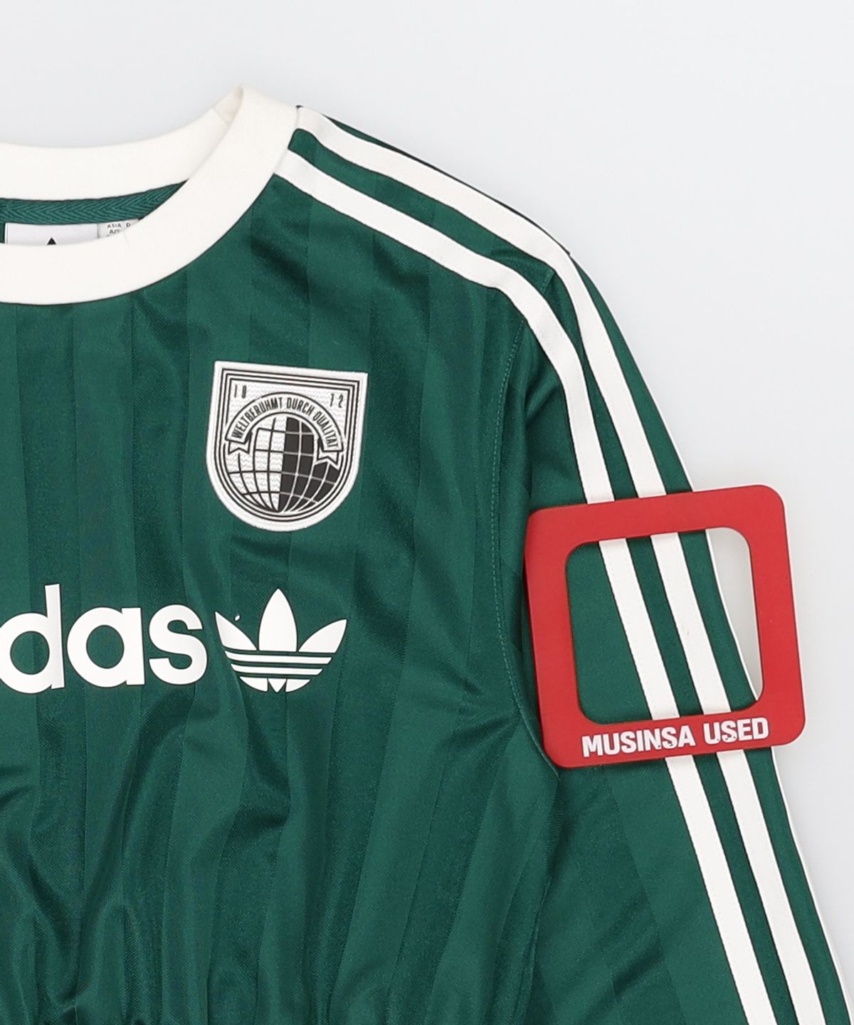 아디다스(ADIDAS) Soccer 크롭 티셔츠 - 그린 / IR9803 S