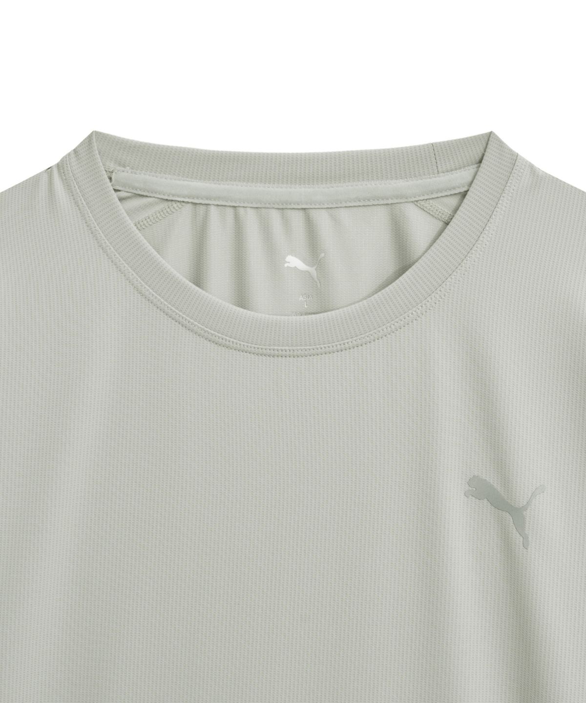 푸마(PUMA) [헬로 선라이즈 컬래버] PE 숏 슬리브 티셔츠 - 라임스톤 그레이 / 611923-01