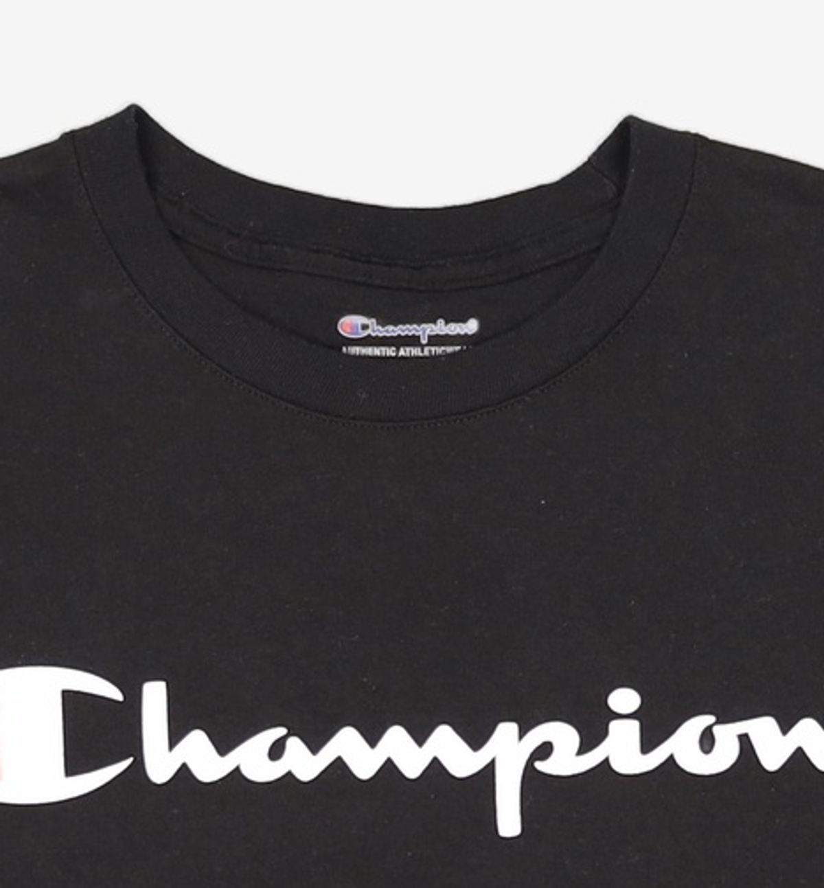 챔피온(CHAMPION) [GT23H] Y06794 그래픽 져지 로고 반팔 티셔츠 - 블랙 M