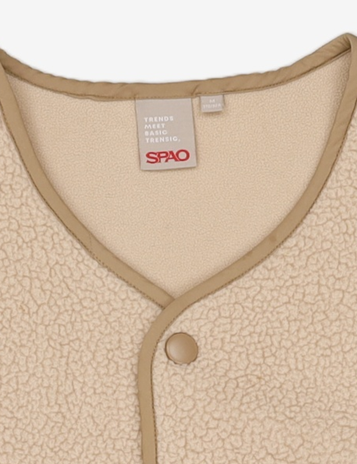 스파오(SPAO) 베이직 덤블 베스트_SPFZA49C06_BEIGE M