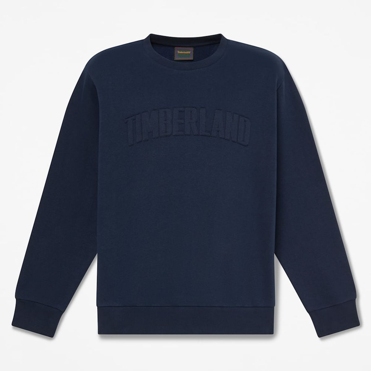 팀버랜드(TIMBERLAND) 남성 로고 패치 크루넥 스웨트셔츠 네이비_TB0A29TQ4331