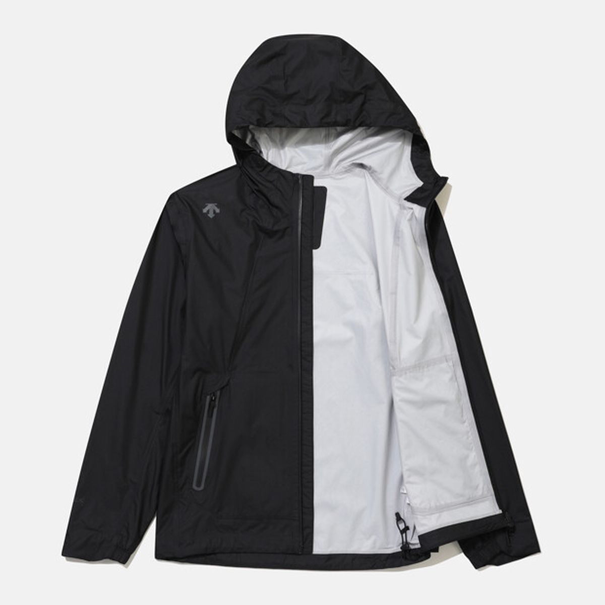 데상트(DESCENTE) 남성 레인블락 퍼텍스 3LAYER 방수 자켓 블랙 SR321DJK71