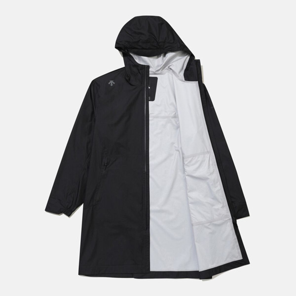 데상트(DESCENTE) 남성 레인블락 롱 퍼텍스 3LAYER 자켓 블랙 SR321DJK72