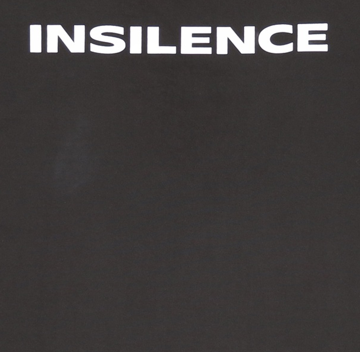 인사일런스(INSILENCE) 반소매 티셔츠 M