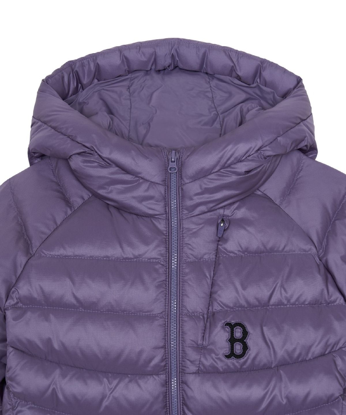 엠엘비 키즈(MLB KIDS) 아웃도어 모디파이드 유로피안덕 경량다운 BOS (Purple)