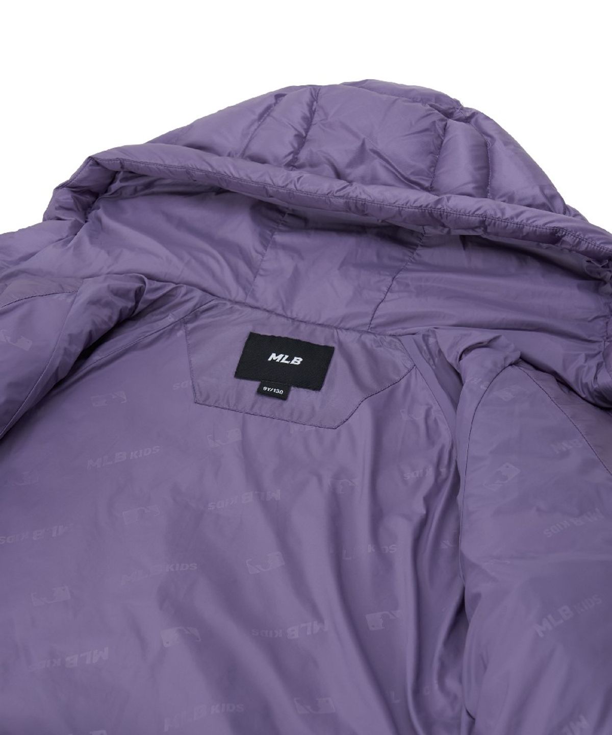 엠엘비 키즈(MLB KIDS) 아웃도어 모디파이드 유로피안덕 경량다운 BOS (Purple)