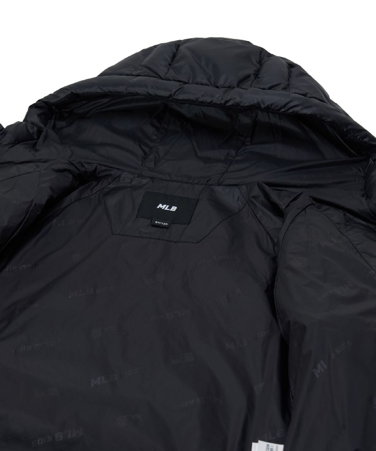 엠엘비 키즈(MLB KIDS) 아웃도어 모디파이드 유로피안덕 경량다운 NY (Black)