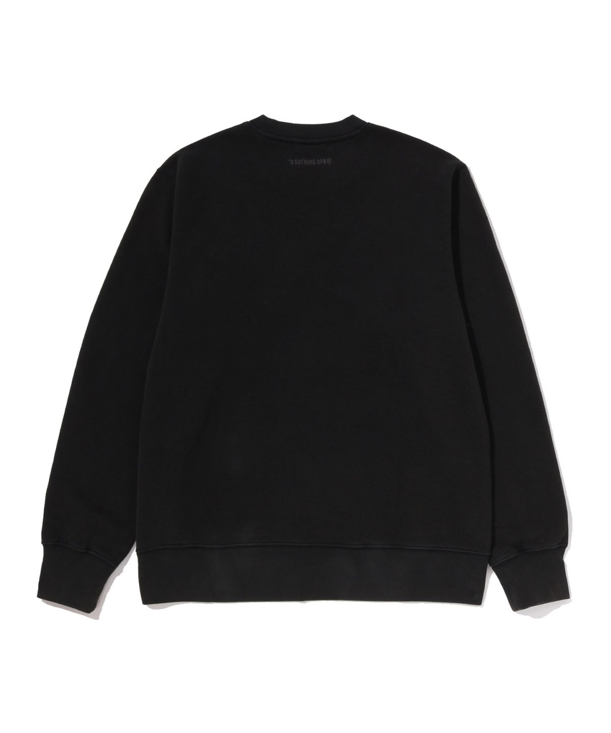 베이프(BAPE) 헤비 워시드 크루넥 스웨트셔츠(M) BLACK