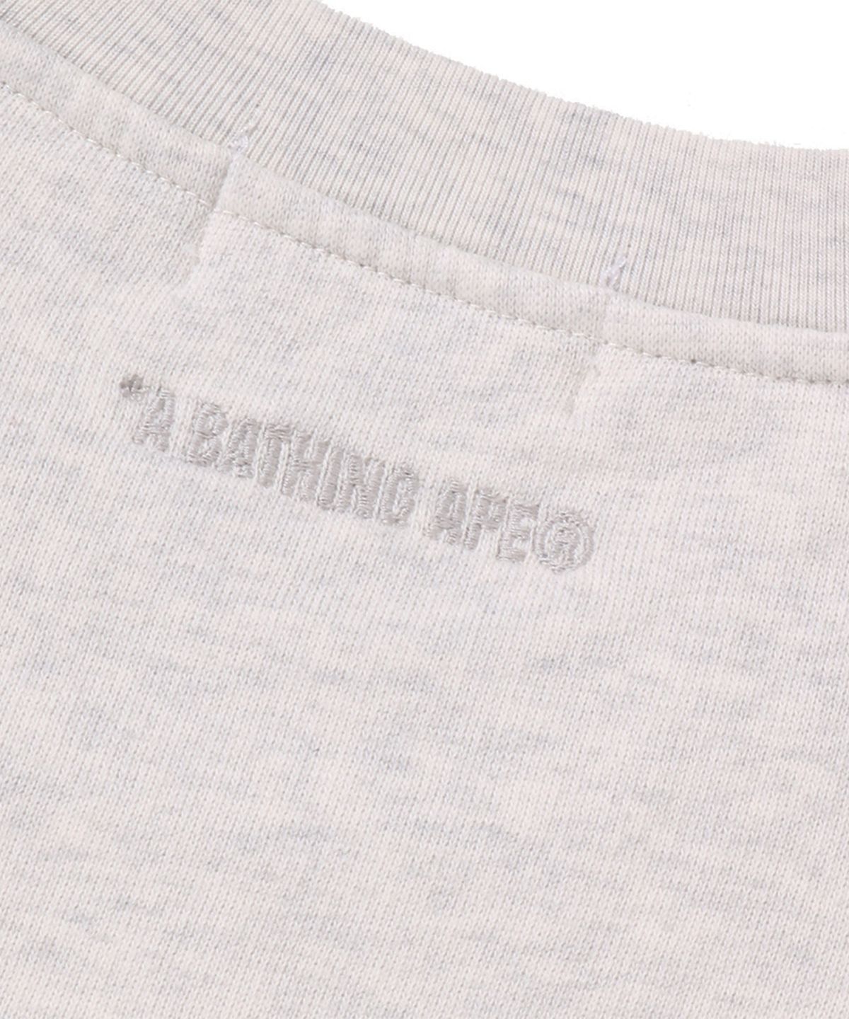 베이프(BAPE) 헤비 워시드 크루넥 스웨트셔츠(M) GRAY