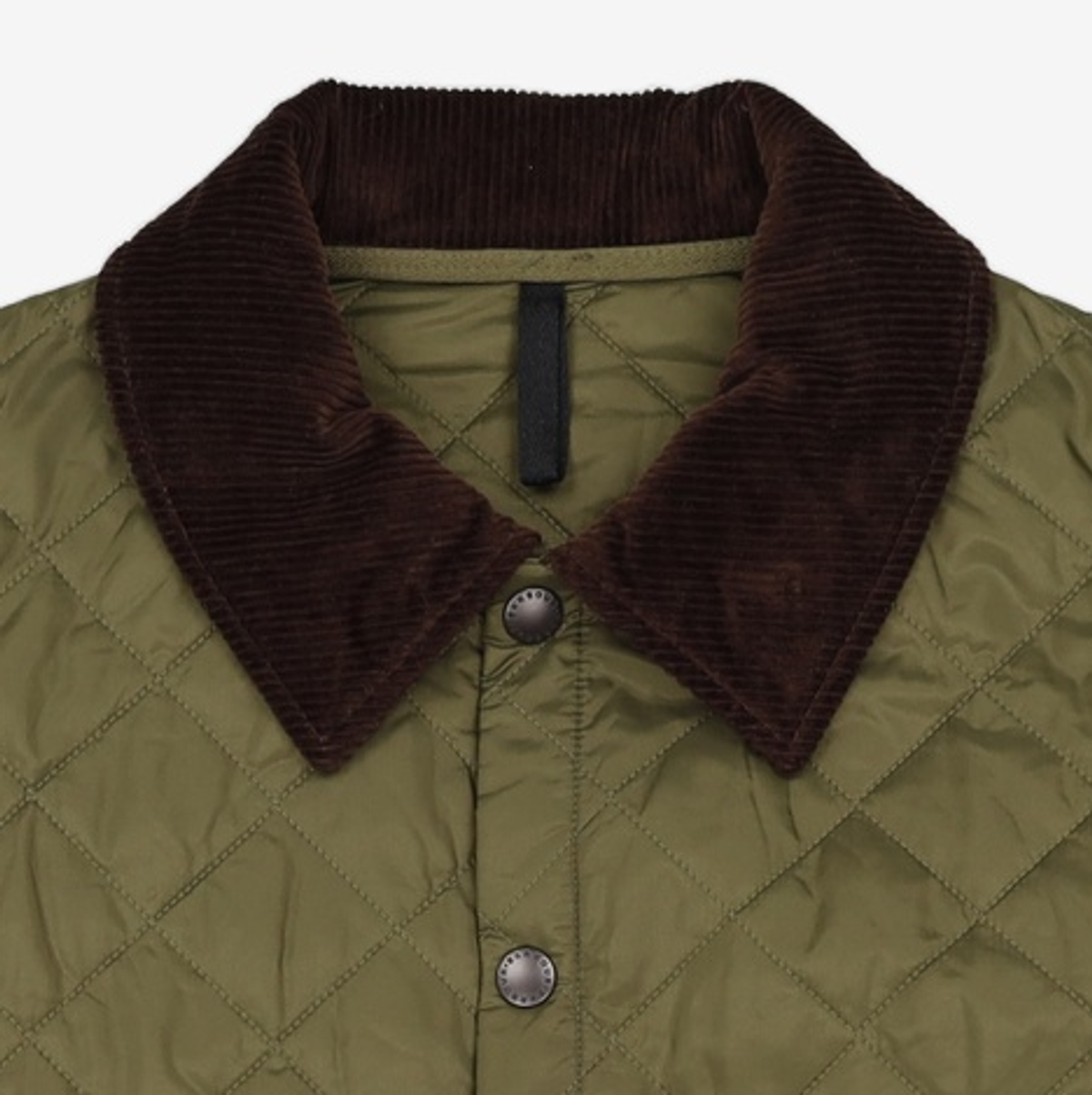 바버(BARBOUR) 남성 카키 Liddesdale 퀼팅 자켓 (URJA3F020L3) M