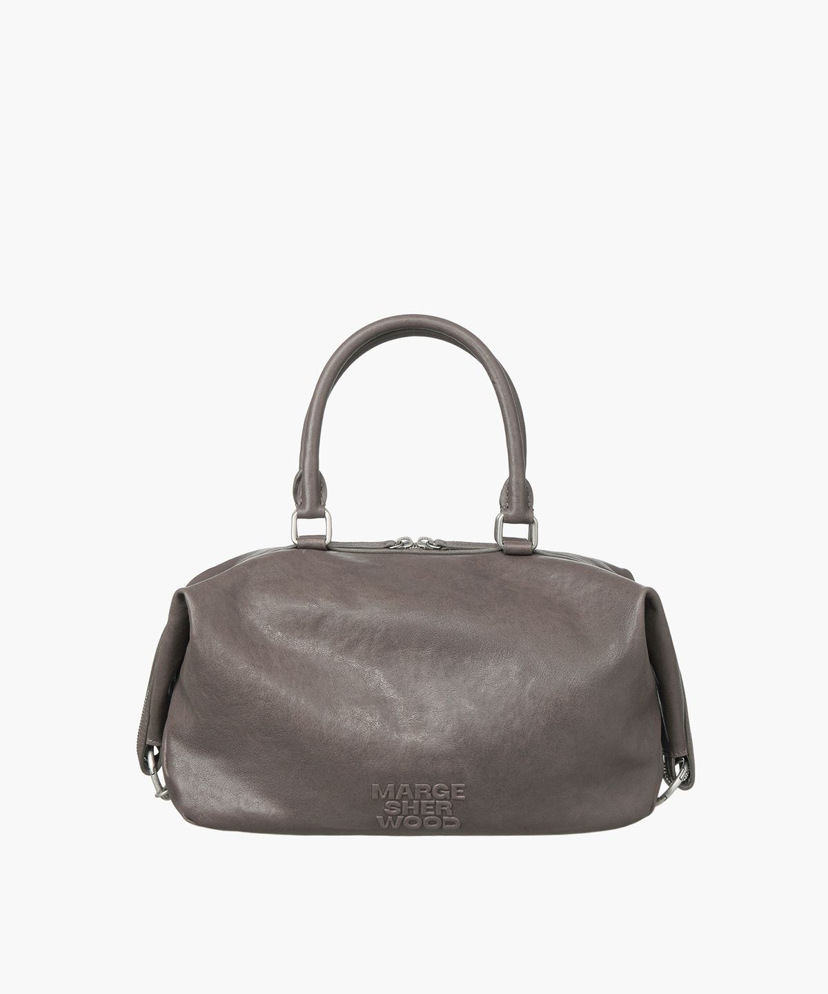 마지셔우드(MARGESHERWOOD) DUMPLING TOTE_taupe washed nappa