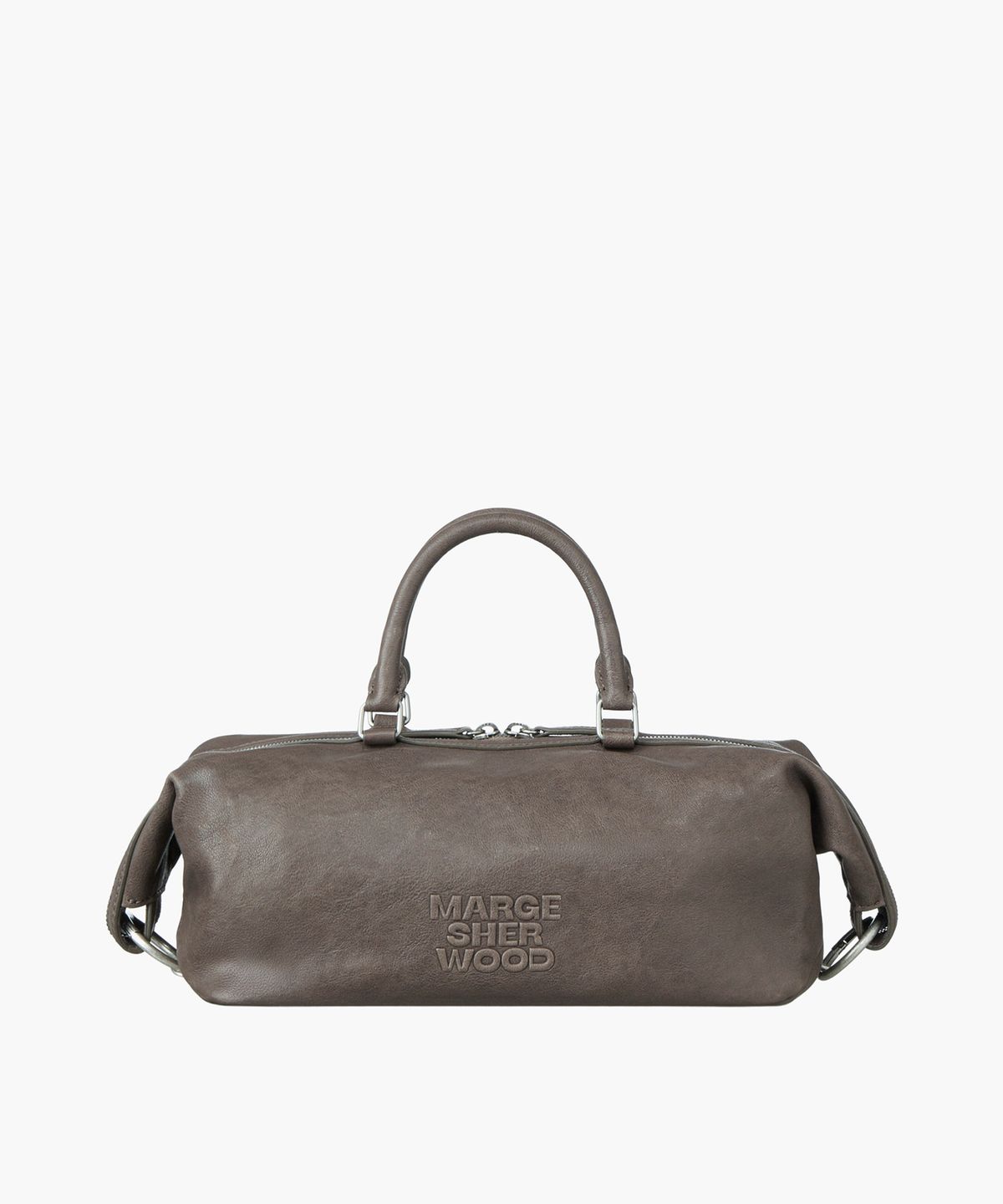 마지셔우드(MARGESHERWOOD) DUMPLING EW TOTE_taupe washed nappa