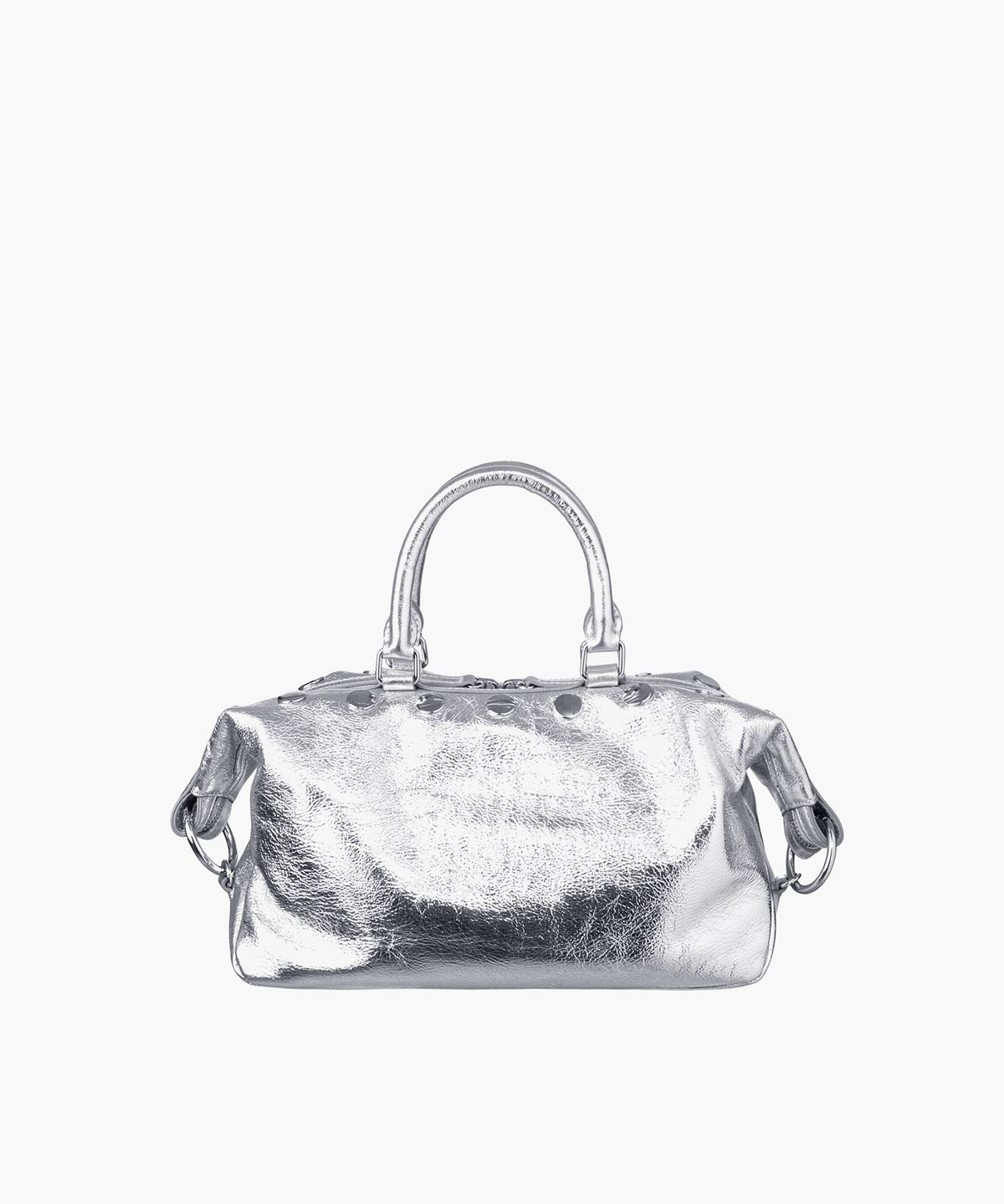 마지셔우드(MARGESHERWOOD) DUMPLING STUD MINI_silver crinkle