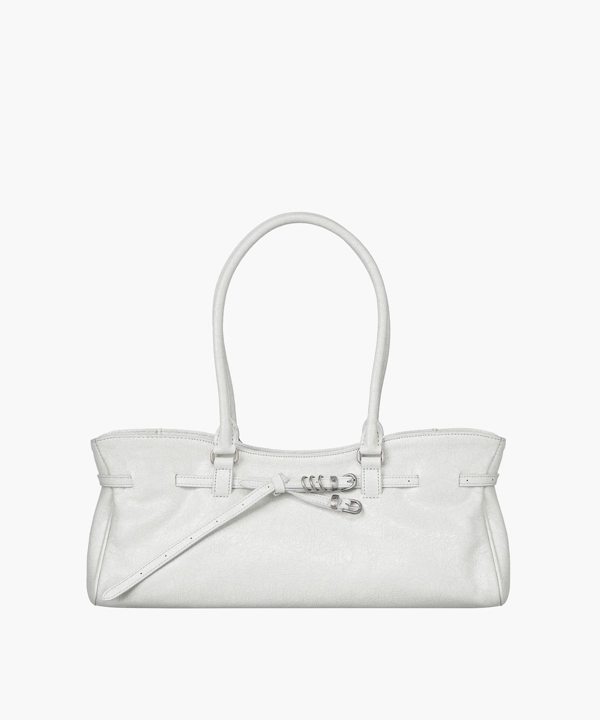 마지셔우드(MARGESHERWOOD) SOFT GRANDMA SHOULDER BAG_off white cracked