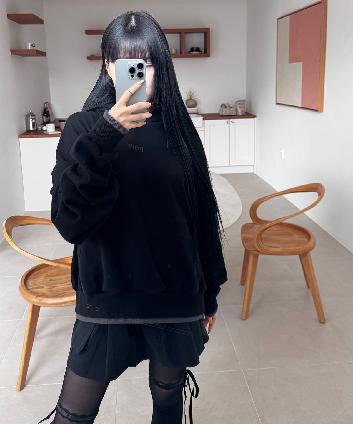 포프 서울(POFF SEOUL) DOUBLE HOODY