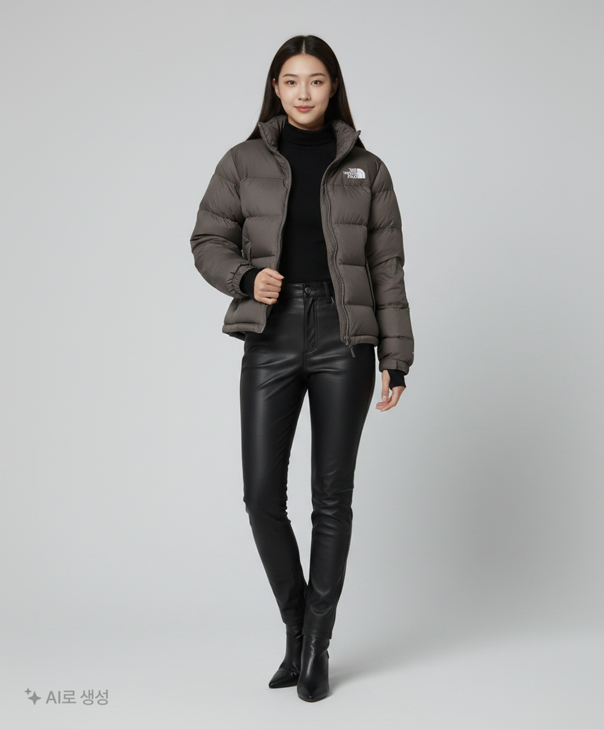 노스페이스(THE NORTH FACE) 숏 패딩/숏 헤비 아우터 M