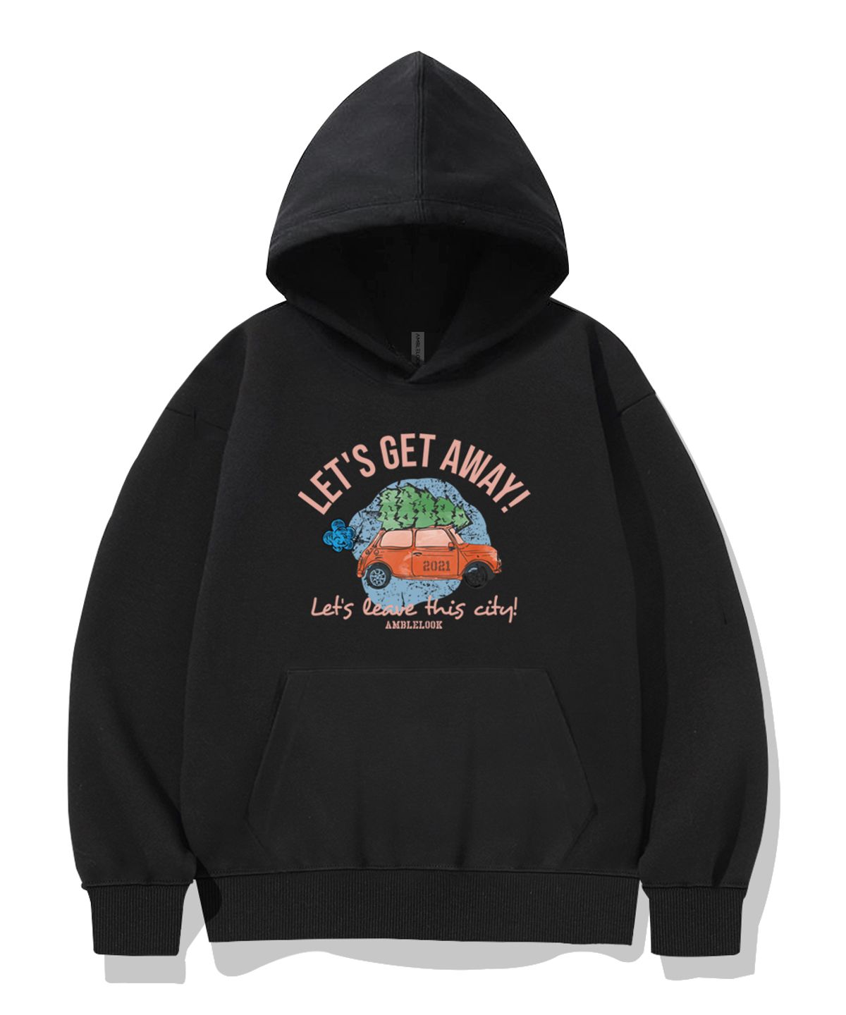 엠블룩(AMBLELOOK) 후디드 스웨트셔츠 GET AWAY  (3color)