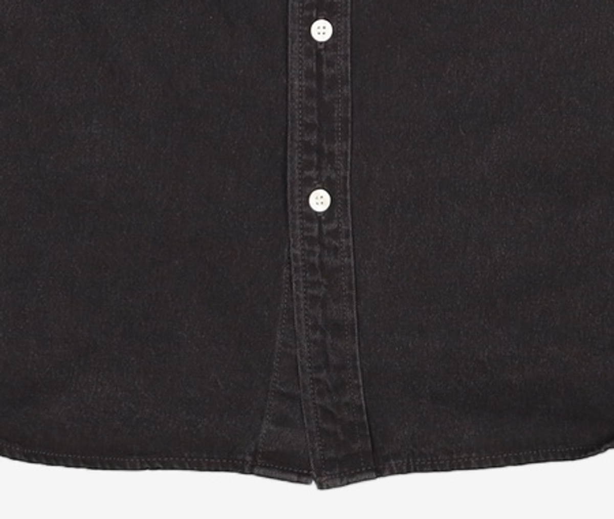 디스이즈네버댓(THISISNEVERTHAT) (FW24) Washed Denim Shirt Black M